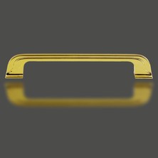 10 Adet Alperen Düz Mobilya Mutfak Dolabı Çekmece Dolap Kulpu Metal Kulp Kulbu 128 Mm-12.8 cm Altın