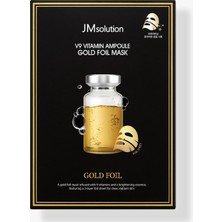 Jmsolution V9 Vitamin Ampoule Gold Foil Mask (35 ml * 10 Ad) Vitaminli Folyo Maske