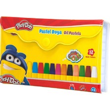 Renas Store Play-Doh Pastel Boya Çantalı 12 Renk
