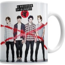 Moontime Alaçatı 5sos 5 Seconds Of Summer Kupa Bardak Porselen