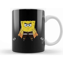 Moontime Alaçatı Süngerbob Spongebob Zenitsu Kupa Bardak Porselen