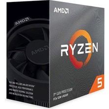 Amd Ryzen 5 5500 16MB 6çekirdekli VGA Yok Am4 65W Kutulu+Fanlı