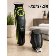 Techora Sale Erkek Bakım Seti 5'i 1 Arada 0-10 mm Ayarlanabilir Çok Fonksiyonlu Tıraş Makinesi