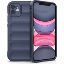 Zipax Apple iPhone 11 Uyumlu Kılıf Darbe Emici Kasisli Silikon Hlt-Optm