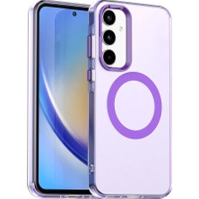 Zipax Samsung Galaxy S23 Fe Uyumlu Kılıf Renkli Kenarlı Magesafe Özellikli Hlt-Colour