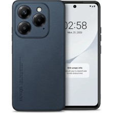 Zipax Infinix Hot 40 Pro Uyumlu Kılıf Deri Görünümlü Şık Tasarım Hlt-Hide