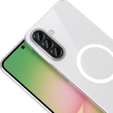 Zipax Samsung Galaxy A57 Uyumlu Kılıf Magesafe Özellikli Şeffaf Zr-London