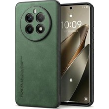 Zipax Oppo Realme 13 Pro Plus Uyumlu Kılıf Deri Görünümlü Şık Tasarım Hlt-Hide