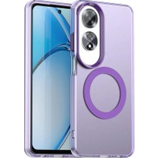 Zipax Oppo A60 Uyumlu Kılıf Renkli Kenarlı Magesafe Özellikli Hlt-Colour