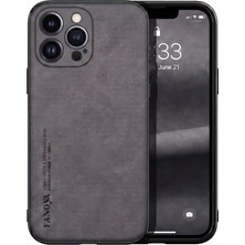 Zipax Apple iPhone 15 Pro Max Uyumlu Kılıf Deri Görünümlü Şık Tasarım Hlt-Hide