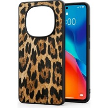 Zipax Xiaomi Redmi Note 14 Pro Plus Uyumlu Kılıf Leopar Desenli Kapak Hlt-Leopar