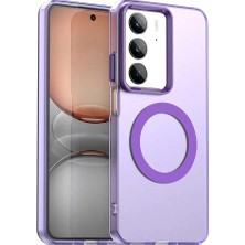 Zipax Oppo Realme C75 Uyumlu Kılıf Renkli Kenarlı Magesafe Özellikli Hlt-Colour