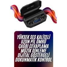 Poyraz Market Çağrı Cevaplayabilen Akıllı Saat 5.2 Bluetooth Bağlantılı Kulaklık