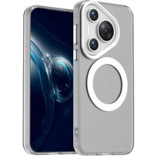 Zipax Huawei Pura 70 Pro Uyumlu Kılıf Renkli Kenarlı Magesafe Özellikli Hlt-Colour