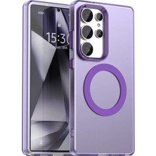 Zipax Samsung Galaxy S25 Ultra Uyumlu Kılıf Renkli Kenarlı Magesafe Özellikli Hlt-Colour