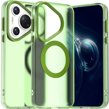 Zipax Huawei Pura 70 Uyumlu Kılıf Renkli Kenarlı Magesafe Özellikli Hlt-Colour