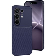Zipax Tecno Camon 50 Pro 4g Uyumlu Kılıf Soft Karbon Görünüm Esnek Silikon Azn-Negro