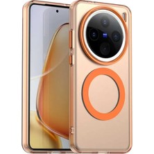 Zipax Vivo X200 Pro Uyumlu Kılıf Renkli Kenarlı Magesafe Özellikli Hlt-Colour