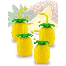 Moontime Alaçatı Qlux Sarı L758 3lü Ananas Pipetli Suluk