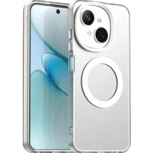 Zipax Tecno Spark 20 / 20C / Go 2024 Uyumlu Kılıf Renkli Kenarlı Magesafe Özellikli Hlt-Colour