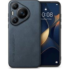 Zipax Huawei Pura 70 Pro Uyumlu Kılıf Deri Görünümlü Şık Tasarım Hlt-Hide