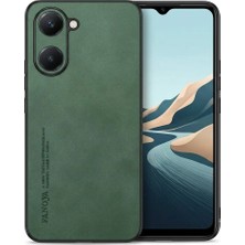 Zipax Vivo Y18 Uyumlu Kılıf Deri Görünümlü Şık Tasarım Hlt-Hide