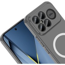 Zipax Xiaomi Poco F8 Ultra Uyumlu Kılıf Magesafe Özellikli Şeffaf Zr-London