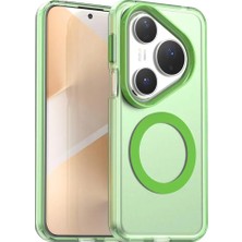 Zipax Huawei Pura 80 Pro Uyumlu Kılıf Renkli Kenarlı Magesafe Özellikli Hlt-Colour