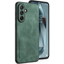 Zipax Samsung Galaxy A57 Uyumlu Kılıf Deri Görünümlü Şık Tasarım Hlt-Hide