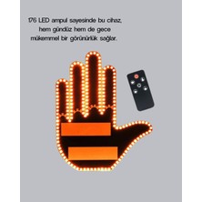 Vintessy El Hareketiyle Kontrol Edilen 176 LED Amber Güvenlik Lambası