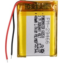 Renas Store Powermaster PM-29466 3.7V 400MAH 602530 Soketsiz Lityum Polimer (Li-Po) Batarya Şarj Edilebilir Pil
