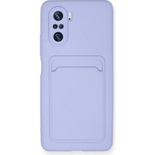 Vintessy Xiaomi Mi 11I Kılıf Kelvin Kartvizitli Silikon - Lila
