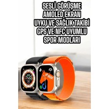 Vintessy Akıllı Saat Uyku ve Spor Takibi Yeni Nesil Bluetooth Bağlantılı Amoled Ekran