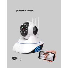 Renas Store Mey Ithalat® Akıllı Ip Güvenlik Kamerası – 1080P Hd, Gece Görüşlü, Hareket Algılamalı Yeni Nesil