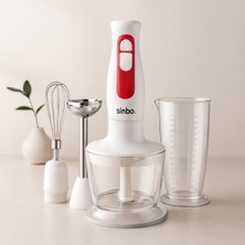 Bezos El Blender Seti (Doğrayıcı, Mixer, Blender) - 2 Kademe, 600ML Hazne, 700ML Ölçü Kabı