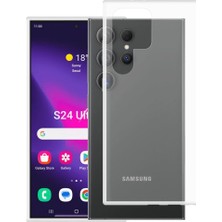 Renas Store Samsung Galaxy S24 Ultra Kılıf Lüx Şeffaf Silikon
