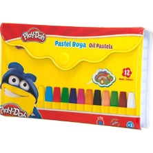 Renas Store Mey Ithalat®  Play-Doh Pastel Boya Çantalı 12 Renk