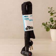 Bezos 150 cm Zincirli Anahtarlı Motor & Bisiklet Kilidi (Bez Kılıflı)