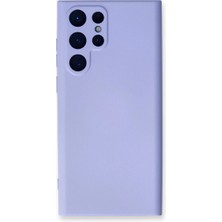 Renas Store Samsung Galaxy S24 Ultra Kılıf Nano Içi Kadife Silikon - Lila