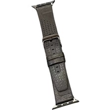 Pazarcan Movenchy 45MM Buff Deri Kordon - Siyah