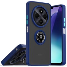 Renas Store Realme C75 4g Kılıf Montreal Yüzüklü Silikon Kapak - Lacivert
