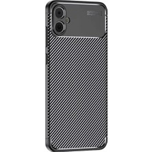 Renas Store Samsung Galaxy A05 Kılıf Auto Focus Karbon Kapak - Siyah