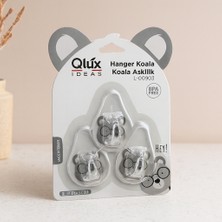 Bezos Şeffaf Yapışkanlı Askı 3lü (Koala Tip)