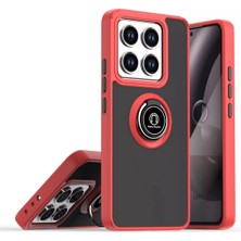 Renas Store Xiaomi Mi 15 Pro Kılıf Montreal Yüzüklü Silikon Kapak - Kırmızı