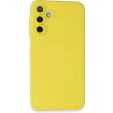 Renas Store Samsung Galaxy A15 4g Kılıf Nano Içi Kadife Silikon - Sarı