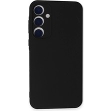 Renas Store Samsung Galaxy A55 5g Kılıf Nano Içi Kadife Silikon - Siyah