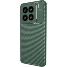 Renas Store Xiaomi Mi 15 Kılıf Auto Focus Karbon Kapak - Koyu Yeşil