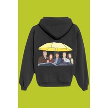 Tarzsokak Unisex Siyah How I Met Your Mother Sırt Baskılı Sweatshirt