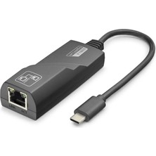 Renas Store Type-C USB 3.0 Ethernet Adaptör Gigabit - Siyah HDX7868