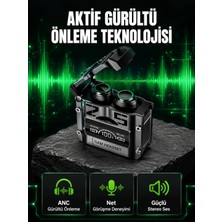 TKÇ Bluetooth Kulaklık Kablosuz Anc Gürültü Önleyici Stereo Ses Yeni Nesil